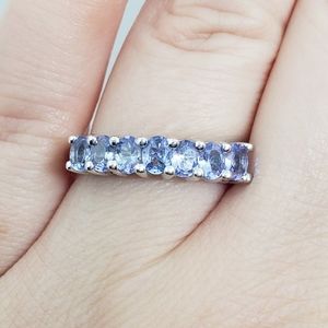 Stamped 925 silver Tanzanite ring